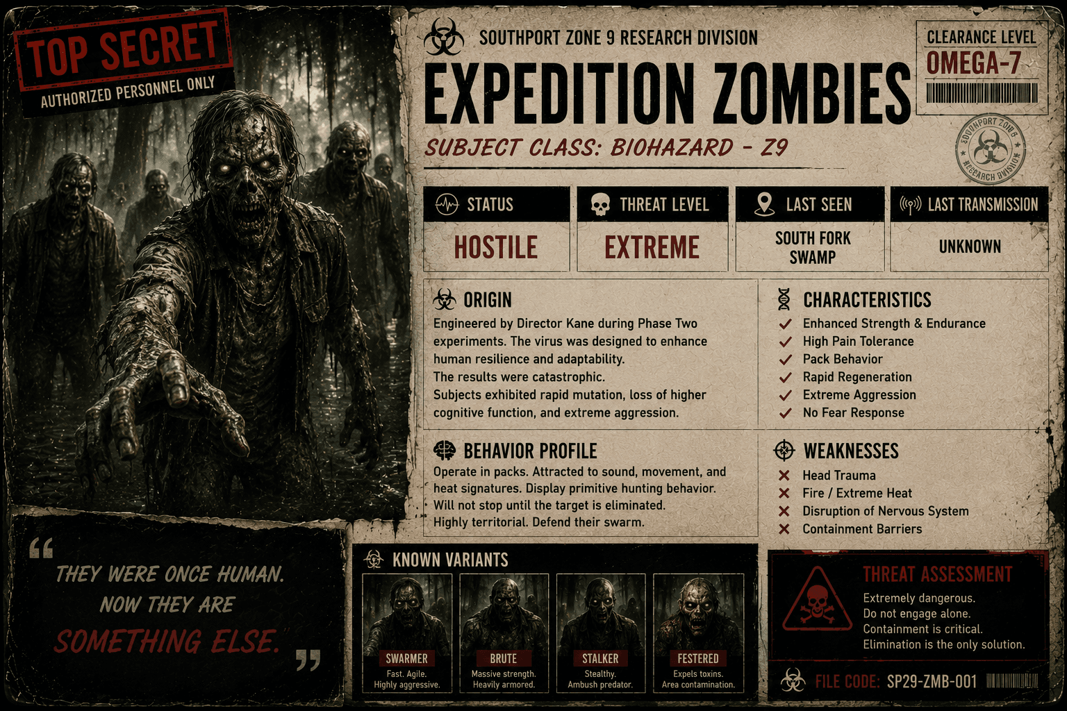 The infected trail